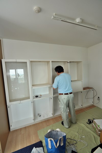 7.中段の搬入~仮置き