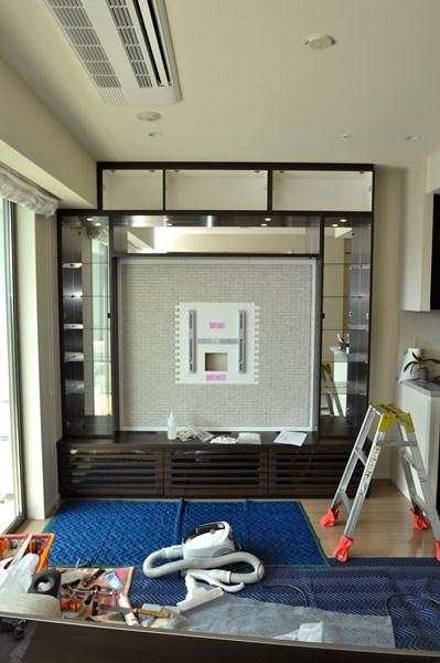 22.クリーニング~棚板の設置