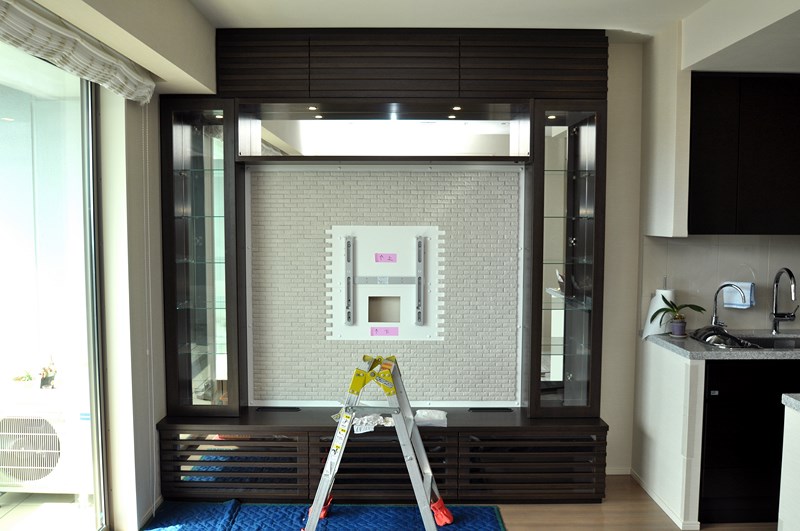 24.ルーバー扉の吊り込み